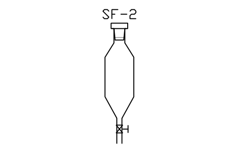 Vorschau des Symbols Separating funnel, cylinder, Block LAP_SEPF_CYL