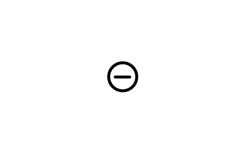 Vorschau des Symbols Negative charge, Block LAP_SG_CHMINUS