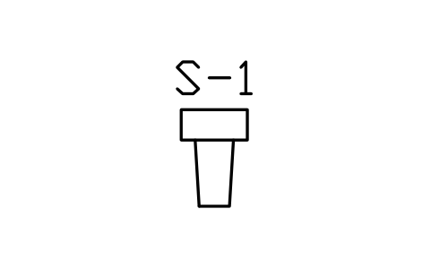 Vorschau des Symbols Stopper, glass, Block LAP_STOP_GLASS