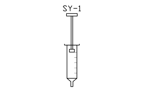 Vorschau des Symbols Syringe, 10 mL, Block LAP_SYR_10
