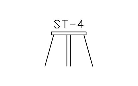 Vorschau des Symbols Tripod stand, Block LAP_TRIPOD