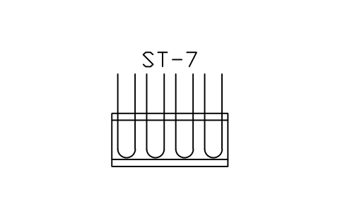 Vorschau des Symbols Test tube rack, 4 tubes, Block LAP_TTRACK