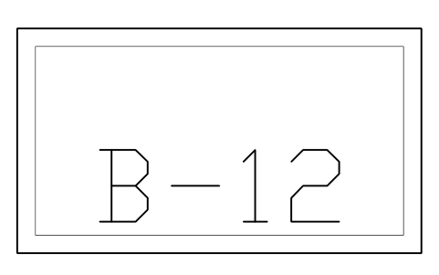 Preview of the Bench tag symbol, block LAB_BENCH_TAG