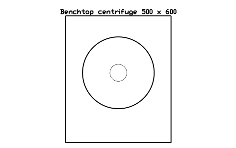 Preview of the Benchtop centrifuge 500 x 600 symbol, block LAB_EQ_CENTRIFUGE