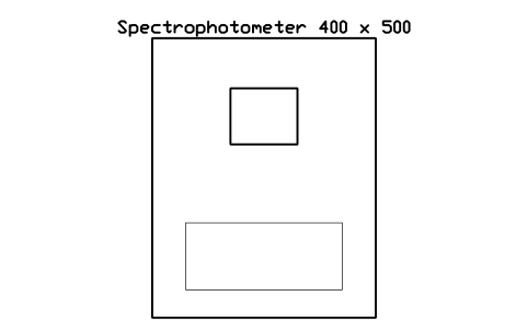 Preview of the Spectrophotometer 400 x 500 symbol, block LAB_EQ_SPECTRO