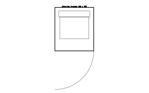Preview of the Ultra-low freezer 800 x 900 symbol, block LAB_FREEZER_ULT
