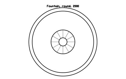 Fountain, round, 2000 sembolünün önizlemesi, blok LAN_FOUNTAIN_2000