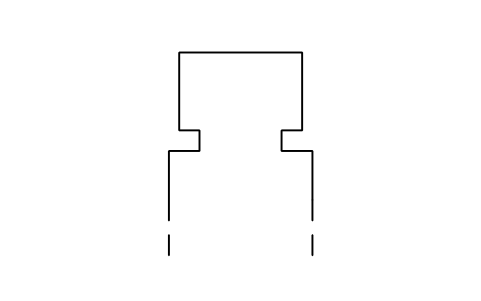 Aperçu du symbole Common control block outline, bloc LGB_S01464_COMMON_CONTROL_BLOCK_OUTLINE