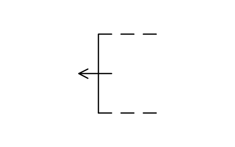 Aperçu du symbole Internal output, left side, bloc LGB_S01482_INTERNAL_OUTPUT_LEFT_SIDE
