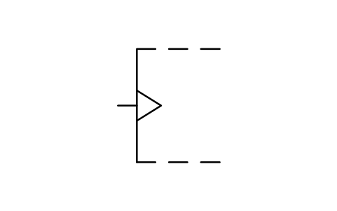 Aperçu du symbole Internal dyn. input, left, bloc LGB_S01483_INTERNAL_DYN_INPUT_LEFT