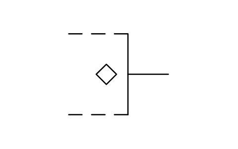 Aperçu du symbole Open-circuit output, bloc LGB_S01493_OPEN_CIRCUIT_OUTPUT