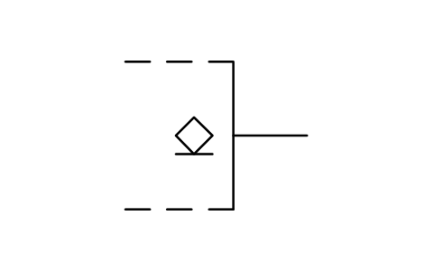 Aperçu du symbole Open-circuit output, L-type, bloc LGB_S01495_OPEN_CIRCUIT_OUTPUT_L_TYPE