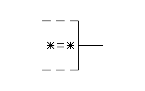 Aperçu du symbole Equal output, bloc LGB_S01525_EQUAL_OUTPUT