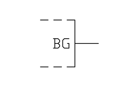 Aperçu du symbole Borrow-generate output, bloc LGB_S01528_BORROW_GENERATE_OUTPUT