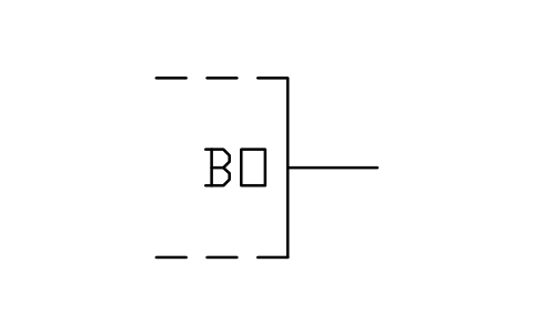 Aperçu du symbole Borrow-out output, bloc LGB_S01529_BORROW_OUT_OUTPUT