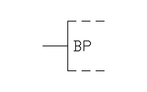 Aperçu du symbole Borrow-propagate input, bloc LGB_S01530_BORROW_PROPAGATE_INPUT
