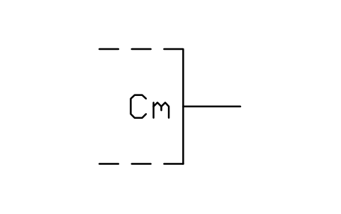 Aperçu du symbole Cm output, bloc LGB_S01559_CM_OUTPUT