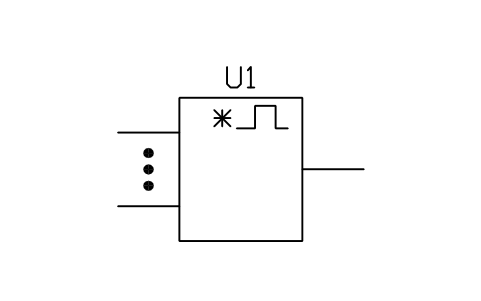 Vorschau des Symbols Element with hysteresis, Block LGC_S01607_ELEMENT_WITH_HYSTERESIS