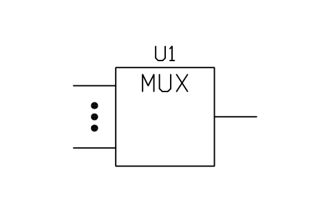 Vorschau des Symbols Multiplexer, Block LGC_S01626_MULTIPLEXER