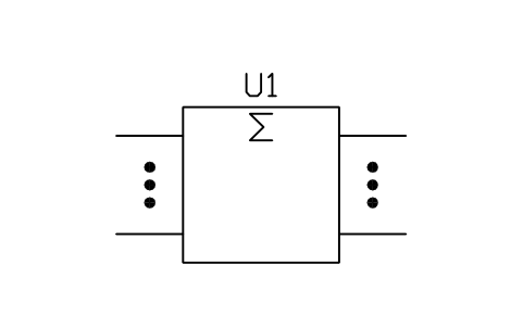 Vorschau des Symbols Adder, Block LGC_S01636_ADDER