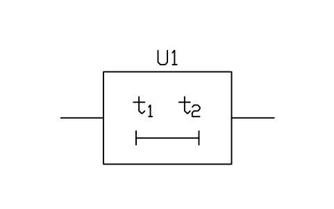 Vorschau des Symbols Delay element, t1 and t2, Block LGC_S01655_DELAY_ELEMENT_T1_AND_T2