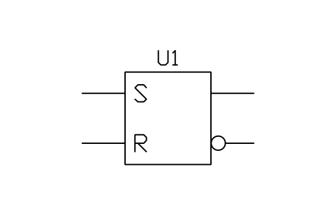 Vorschau des Symbols RS bistable, Block LGC_S01659_RS_BISTABLE