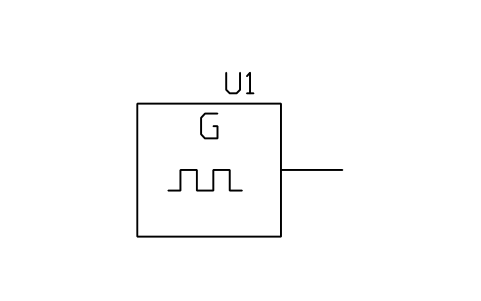 Vorschau des Symbols Astable element, Block LGC_S01678_ASTABLE_ELEMENT