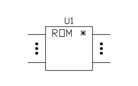 Vorschau des Symbols Read-only memory (ROM), Block LGC_S01706_READ_ONLY_MEMORY_ROM