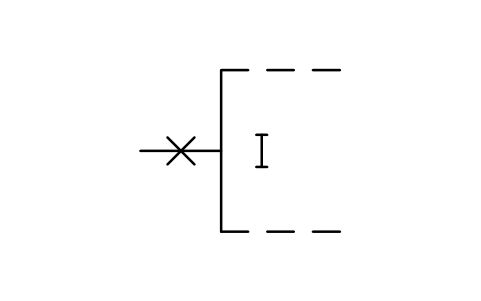 Vorschau des Symbols Supply-current terminal, Block LGC_S01754_SUPPLY_CURRENT_TERMINAL
