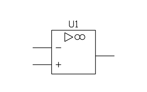 Vorschau des Symbols Operational amplifier, Block LGC_S01782_OPERATIONAL_AMPLIFIER