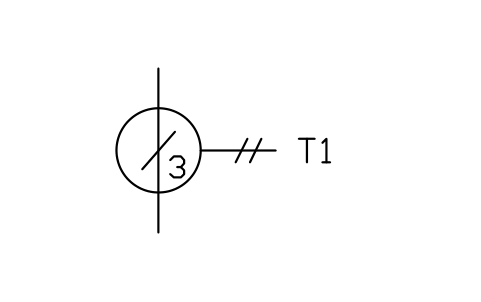 Anteprima del simbolo Pulse CT, three conductors, blocco MCH_S00888_PULSE_CT_THREE_CONDUCTORS