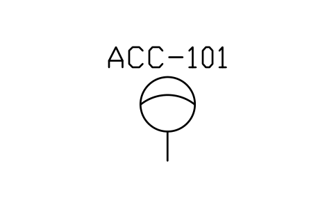 Preview of the Hydraulic accumulator symbol, block MAR_ACCUMULATOR
