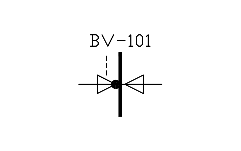 Preview of the Bulkhead valve, remote symbol, block MAR_BULKHEAD_VALVE