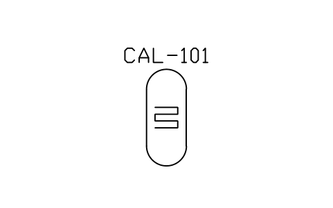 Preview of the Calorifier symbol, block MAR_CALORIFIER