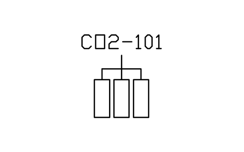 Preview of the CO2 cylinder bank symbol, block MAR_CO2_BANK