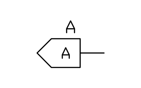 Preview of the Connector, to symbol, block MAR_CONNECT_OUT
