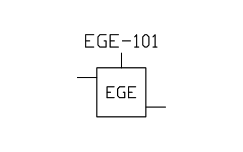 Preview of the Exhaust gas economiser symbol, block MAR_EGE