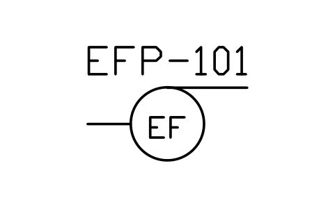 Preview of the Emergency fire pump symbol, block MAR_FIRE_PUMP_EMERG
