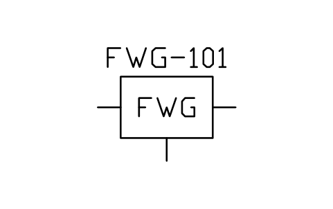 Preview of the Fresh water generator symbol, block MAR_FW_GENERATOR