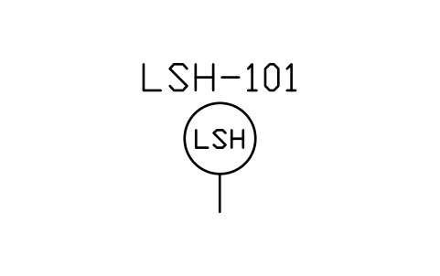 Preview of the Level switch, high symbol, block MAR_INST_LSH