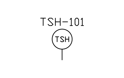 Preview of the Temperature switch, high symbol, block MAR_INST_TSH