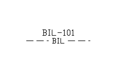 Preview of the Bilge line symbol, block MAR_LINE_BIL