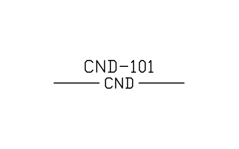 Preview of the Condensate line symbol, block MAR_LINE_CND