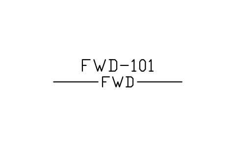 Preview of the Feed water line symbol, block MAR_LINE_FWD