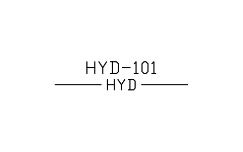 Preview of the Hydraulic oil line symbol, block MAR_LINE_HYD