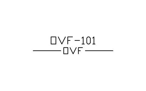 Preview of the Overflow line symbol, block MAR_LINE_OVF