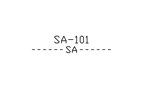 Preview of the Starting air line symbol, block MAR_LINE_SA