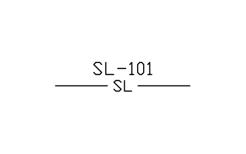 Preview of the Sludge line symbol, block MAR_LINE_SL