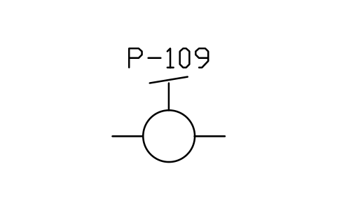 Preview of the Hand pump symbol, block MAR_PUMP_HAND