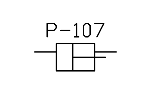 Preview of the Piston pump symbol, block MAR_PUMP_PISTON